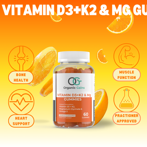 Vitamin D3+K2 & Mg Gummies