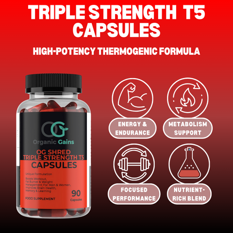 Shred Triple Strength T5 Capsules