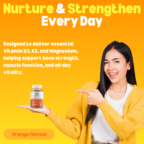 Vitamin D3+K2 & Mg Gummies